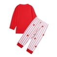 thumbnail image 4 of WIBACKER Kids Baby Boys' Girls' Christmas Pajamas Tee and Pant 2-Piece PJ Set Toddler Sleepwear, 4 of 11