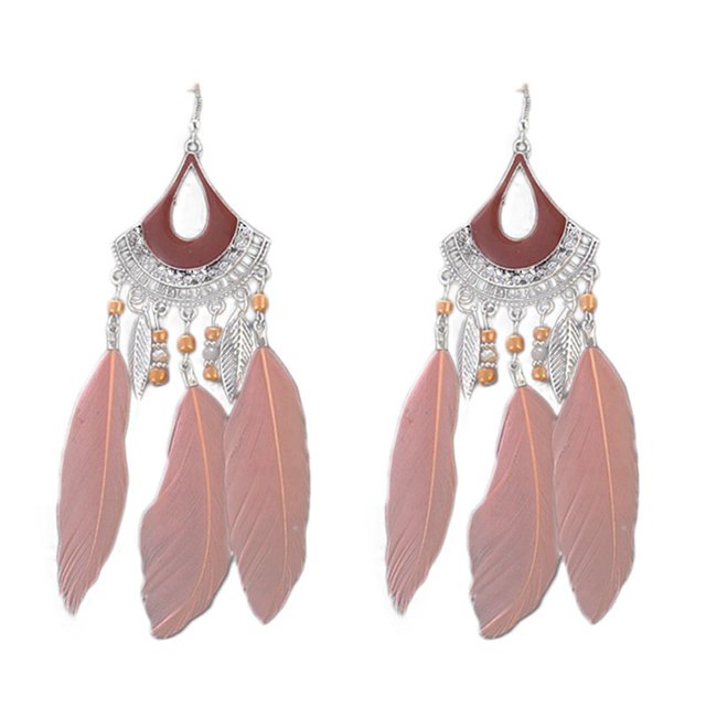 Boucles d'Oreilles Bohème Style National Rétro Boucles d'Oreilles Longues Boucles d'Oreilles Déclaration