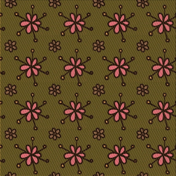Ahgly Company Machine Washable Indoor Square Transitional Bakers Brown Area Rugs, 8' Square