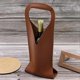 thumbnail image 4 of Pu Leather Wine Bag Wine Bottle Holder Champagne Hand Bag Gift Bag A, 4 of 5