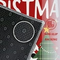 thumbnail image 6 of Buffalo Plaid Xmas Trees Merry Christmas Door Mat 30"x17" Red, Seasonal Xmas Door Mat Non-Slip Washable Low-Profile Indoor Outdoor Winter Holiday Doormat, 6 of 6