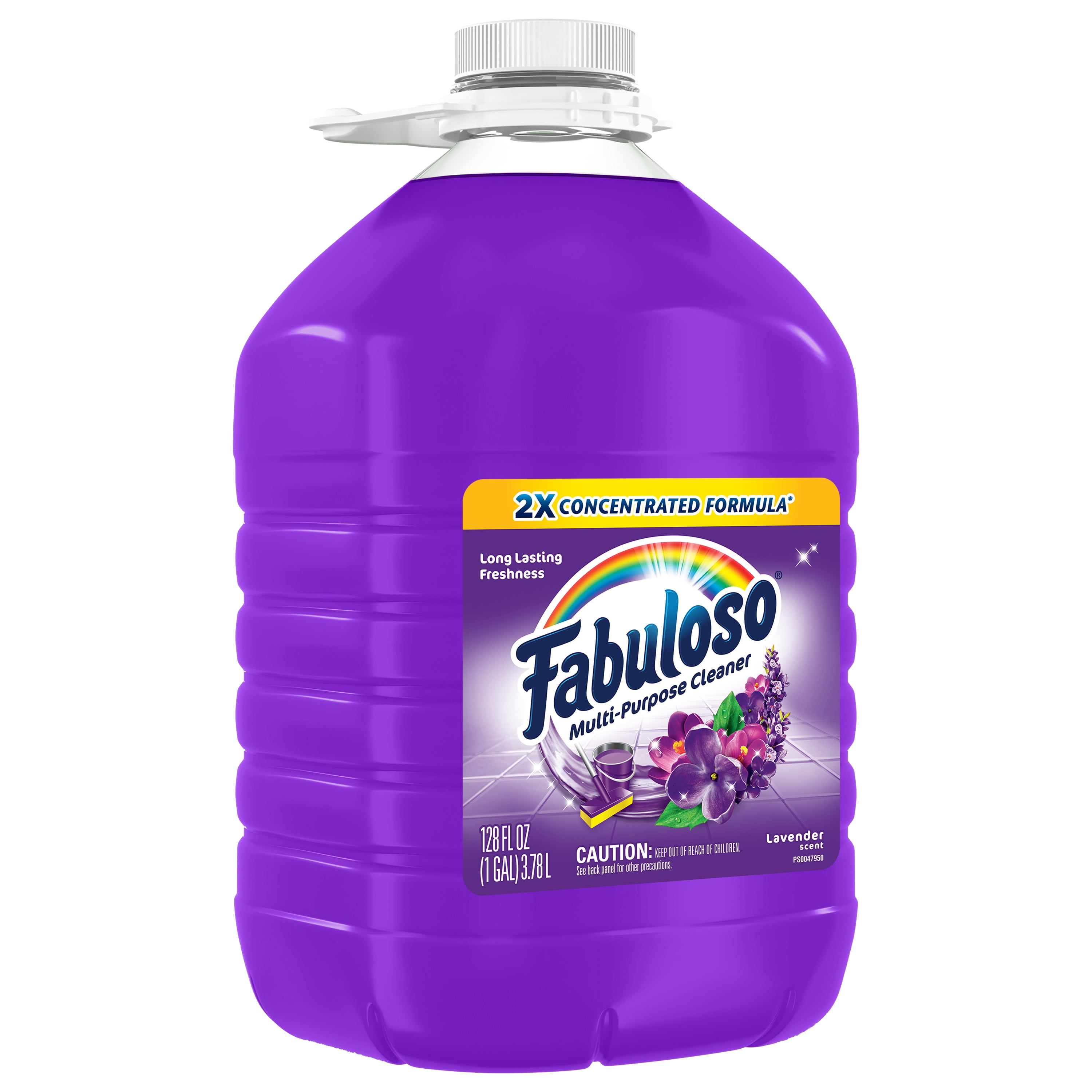 Fabuloso Multi-Purpose Cleaner, 2X Concentrated Formula, Lavender Scent,  128 oz 