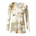 thumbnail image 3 of Cilsoka Womens Graphic Shirts Casual 3/4 Sleeve T Shirts for Women Summer Basic Tees for Women Oversized Womens Blouses Dressy Casual Long Sleeve My Orders past Orders, 3 of 4