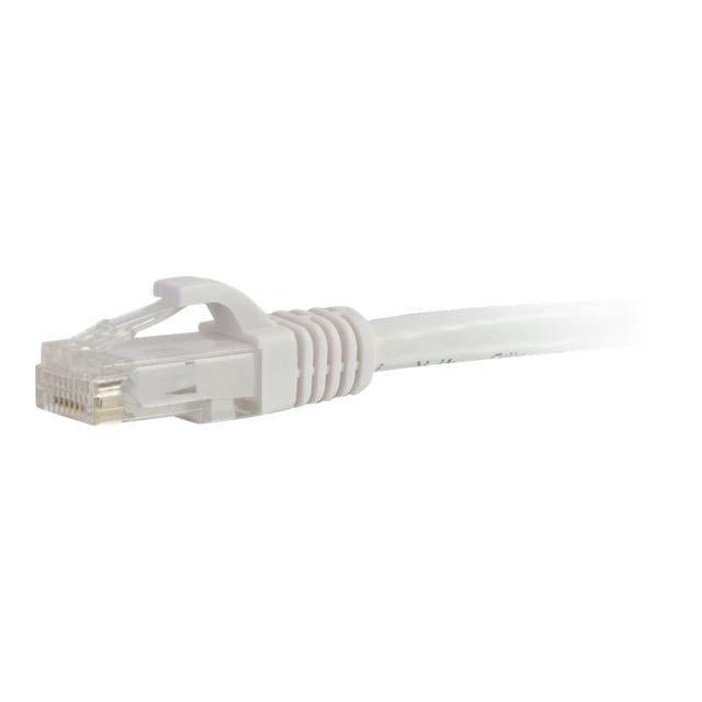 C2G 30ft Cat6a Snagless Unshielded (UTP) Network Patch Ethernet Cable-White - Patch cable - RJ-45 (M) to RJ-45 (M) - 30 ft - UTP - CAT 6a - molded, snagless, stranded - white