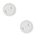 thumbnail image 4 of relayinert Marine Boat RV White Access Hatch Cover Plate Screw Deck Out 4 inch 2PCS, 4 of 6
