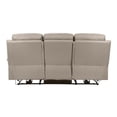 thumbnail image 5 of Lexicon Hancock Leather Power Double Reclining Sofa in Latte, 5 of 7
