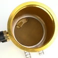 thumbnail image 5 of DNA Motoring OCT-ZTL-9046-GD Universal Aluminum Oil Reservoir Catch Can Tank w/Breather Filter Baffled (Gold), 5 of 6