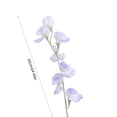 thumbnail image 3 of 4 Colors Flocked Sweet Pea Artificial Flowers, Realistic Faux Silk Floral Stalks Bouquet, Premium Fake Flower for Home Wedding Table Centerpiece Photography Props Vase Arrangement Home Decoration, 3 of 6