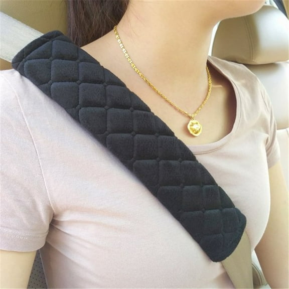 AMERTEER 2 Pcs Seat Belt Pads, Universal Car Seatbelt Cover Soft Comfortable Car Seat Belt Pads Helps Protect Your Neck and Shoulder