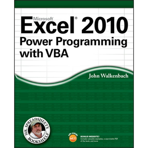Pre-Owned Excel 2010 Power Programming with VBA (Paperback) 0470475358 9780470475355