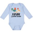 thumbnail image 3 of Inktastic Future Chicken Farmer Childs Boys or Girls Long Sleeve Baby Bodysuit, 3 of 5