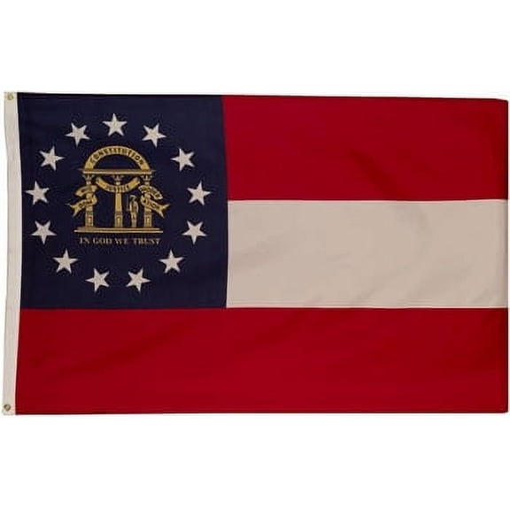 5x8' DURAWAVEZ GEORGIA NYLON FLAG CH&G