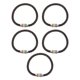 thumbnail image 4 of 5PCS Lesbianas Gay Bisexual LGBT Orgullo Pulsera Cuero Acero Inoxidable Hebilla Magnética Trenzado Tejido Amistad Cuerda Pulsera para Mujeres Hombres Negro y Marrón, 4 of 10