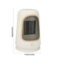 thumbnail image 3 of VBODN Space Heaters for Home,Portable Heater with Heating and Fan Modes,Electric Heater,Battery Powered Heater,for Car Indoor Home Dorm Office, 3 of 6