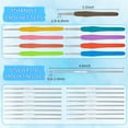 thumbnail image 4 of LOVEVER Crochet Kit for Beginners  105PCS Crochet Starter Kit with 18 Colors Crochet Yarn  Double-Layer Crochet Set Beginner Crochet Kit for Kids/Adults  Professional Storage Bag, 4 of 7