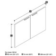 thumbnail image 2 of Bestar Pro-Linea 2 Portes en Blanc, 2 of 2