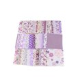 thumbnail image 1 of Moyic 50 piezas de telas de algodón, bolso de mano a medida, bolso de hombro, costura, acolchado, tela cuadrada, para el hogar, Tela de costura y artesanía Púrpura/10*10cm, 1 of 6
