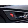 thumbnail image 3 of for Chevrolet Malibu 2016 - 2021 Red Aluminum Interior Door Handle Button Sticker 4 pcs -, 3 of 4