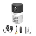 thumbnail image 1 of YT400 LED Mobilephone Video Projector Home Theater Movie Player Mini Smartphone Projector Portable Clear Projector, 1 of 8