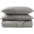 Exclusivo Mezcla Bed Quilt Set Queen Size for All Seasons, Stitched Pattern Quilted Bedspread ...