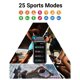 thumbnail image 3 of Health Fitness Tracker con frecuencia cardíaca 24/7, oxígeno sanguíneo, presión arterial, rastreador de sueño, rastreadores de actividad impermeables 5 ATM con rastreador de pasos, podómetro (bandas S, 3 of 5