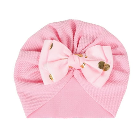

Newborn Baby Cap Spring Autumn Summer Cute Big Bow Protective Beanie Hat for Boy Girl