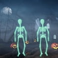 thumbnail image 5 of **Glow-In-The-Dark Halloween Skeleton Decorations**;**Rotatable Full Body Luminous Skeletons**;**Indoor-Outdoor Halloween Party Lighting**;** Plastic Halloween Yard Art**, 5 of 5