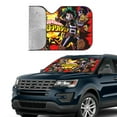 thumbnail image 6 of My Hero Academia Car Windshield Sun Shade, Front Window Sun Shades, Visor Shield Cover For Car Suv Truck, Visor Protector Blocks Uv Rays, Keep Your Vehicle Cool, Medium, 55*29.9 Inch, 6 of 8