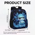 thumbnail image 7 of KUIFORTI Blue Axolotl Kids School Bag Boys Adjustable Straps with Breathable Laptop Compartment for Kindergarten Daily Use Travel Friendly Cute Design, 7 of 7