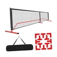 thumbnail image 2 of Red portátil de Pickleball, equipo de 22 pies, red de bolas de pepinillo para tenis de fiesta Rojo, 2 of 8