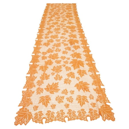 

Thanksgiving Lace Tablecloth Leaves Flower Maple Pumpkin Fall Tablecloth Interior Seasonal Decoration