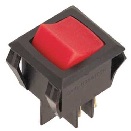 Lighted Rocker Switch, DPST, 4 Connections