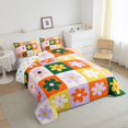 thumbnail image 3 of Feelyou Chic Blossoms Flower Bedding Comforter Set, Cartoon Floral Twin Comforter Sets, Teens Kids Girls Women Reversible Bedding Set, Breathable Home Decor, 2-Piece, 3 of 8