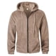 thumbnail image 5 of pstuiky Camisas de manga larga de invierno para hombre, Chaqueta tipo cárdigan de polar con cremallera y capucha de manga larga para hombre Tops de talla grande para hombre s, 5 of 9