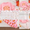 thumbnail image 3 of Xyant Toddler Baby Girl Halloween Outfit Pumpkin Print Ruffle Long Sleeve Sweatshirt Flare Pants 2pcs Clothes Set (Red,3-4 Years), 3 of 4