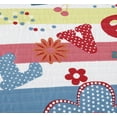 thumbnail image 3 of Smuge Floral Quilt Set Queen Size Love Flower Quilt Lightweight Microfiber Bedspread Bedding Set, 3 of 6