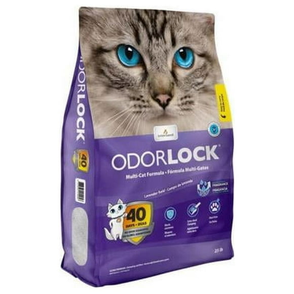 Intersand America 777979213259 25 lbs Odorlock Lavender Cat Litter