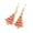 Red, variant on Sparkling Christmas Tree Earrings Alloy Ear Studs Lightweight Holiday Party Jewelry Gifts for Women Festive Accessories