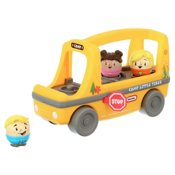 Little Tikes Toddle Tots Camp Toddle Bus Playset, Yellow, Ages 1-5