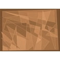 thumbnail image 1 of Ahgly Company Machine Washable Indoor Rectangle Transitional Orange Area Rugs, 2' x 5', 1 of 7