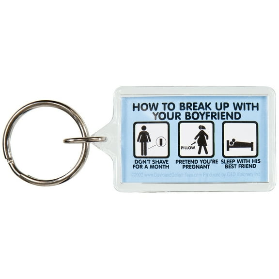 David & Goliath - Break Up Boyfriend Keychain