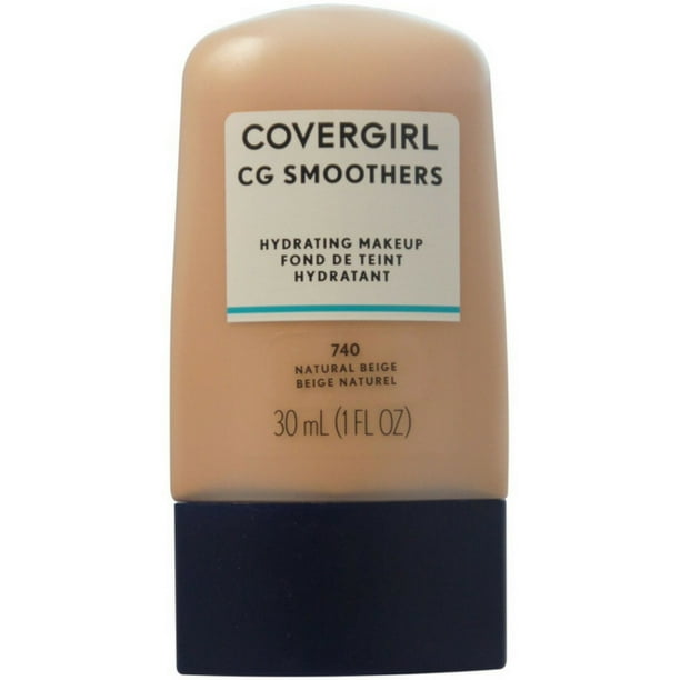 CoverGirl CG Smoothers Hydrating Liquid Makeup, Natural Beige [740] 1