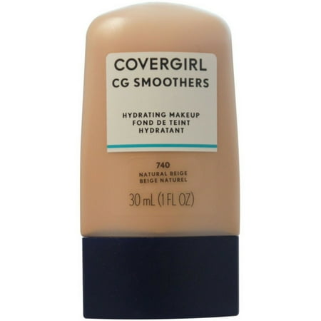 CoverGirl CG Smoothers Hydrating Liquid Makeup, Natural Beige [740] 1
