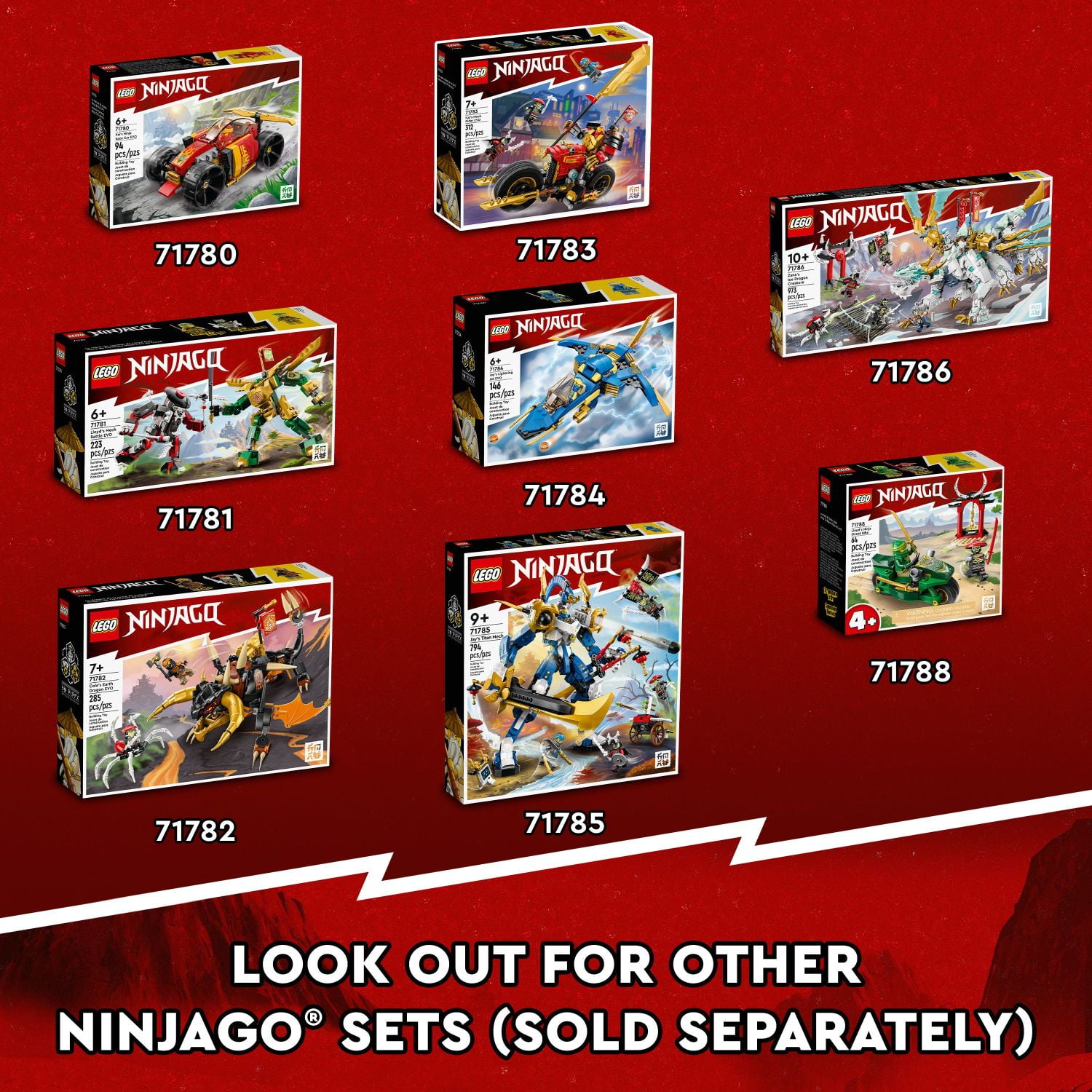 Amazon.com: Lego NINJAGO Creative Ninja Brick Box 71787, Toy