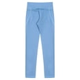 thumbnail image 4 of Nyeemya Yoga Active Leggings for Girls Running Gym Pants Dance Ballet Tight Bottoms Dancewear Sky Blue 120, 4 of 8