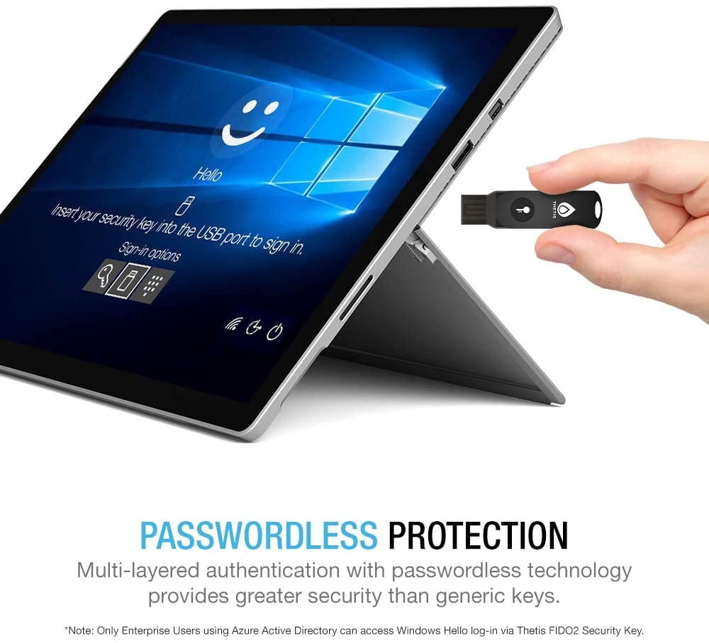 Thetis Fido U2F Beveiligingssleutel Met Type C Adapter Twee Factorauthenticatie Extra Bescherming En Compatibel Windows Linux Mac Os Gmail Facebook Dropbox Salesforce Github Meer 750691189