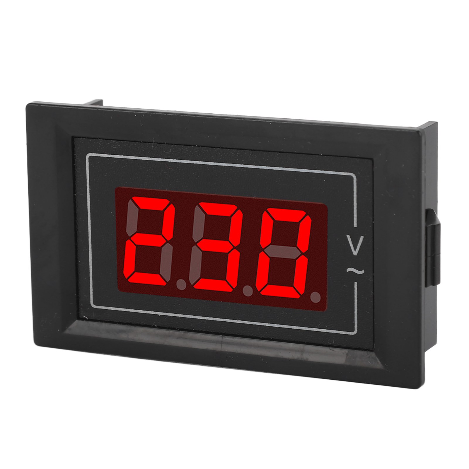 AC Display Meter Digital Voltage Monitor Small Panel 1 Phase Voltmeter ...