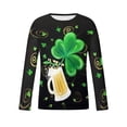 thumbnail image 5 of LYXSSBYX Mens Shirts Long Sleeve T Shirts New Saint Patrick Men's 3D Printed Long Sleeve T-shirt Loose Round Neck Undercoat Top Blouses & Shirts, 5 of 5
