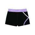 thumbnail image 7 of Alvivi Girls Sport 2 Piece Outfits Sleeveless Crop Tops Shorts Running Training Athletic Tracksuit Black&Lavender 16, 7 of 7