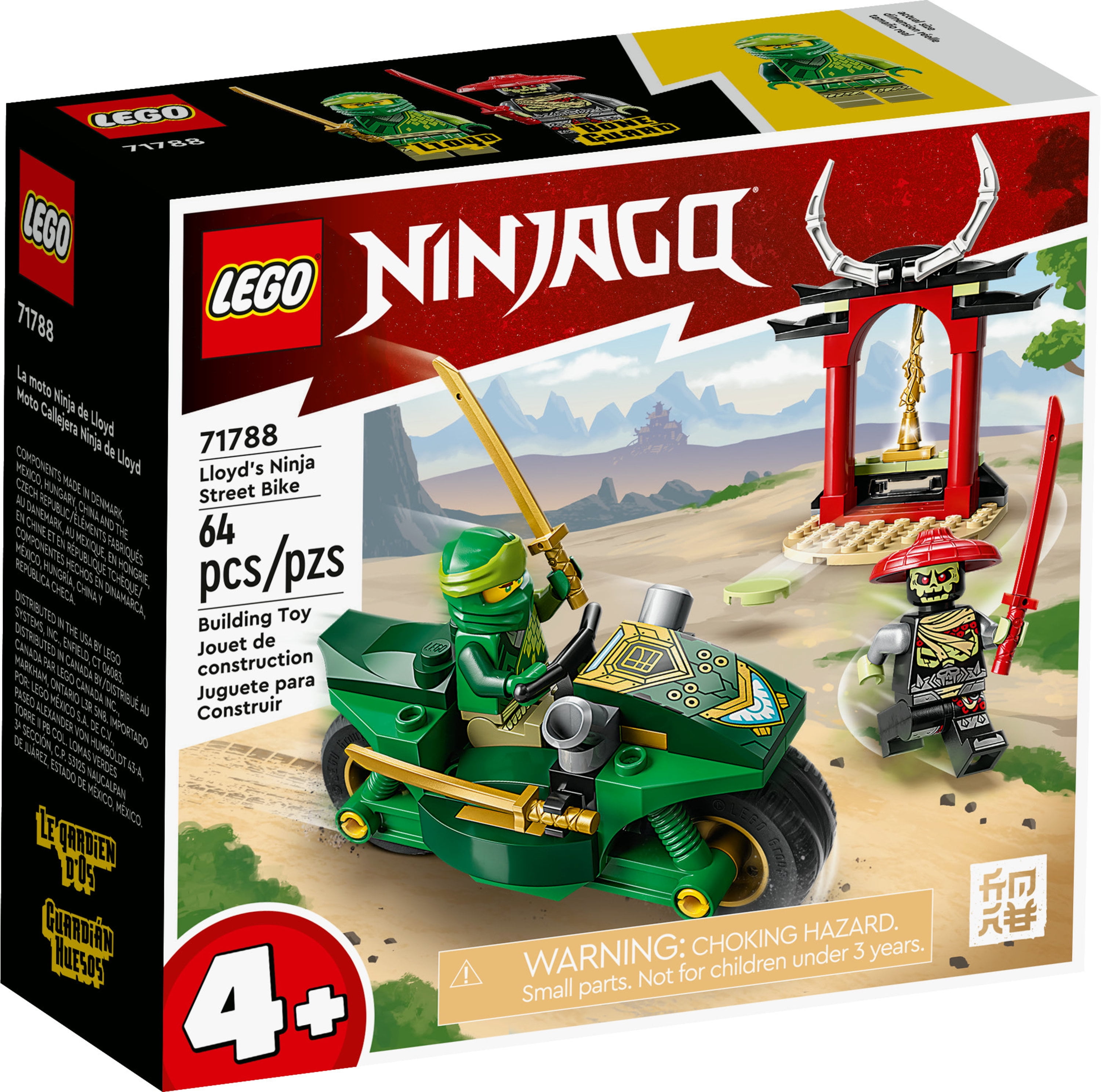 LEGO NINJAGO Lloyd's Ninja Street Bike Toy for Kids 4+ - Walmart.com